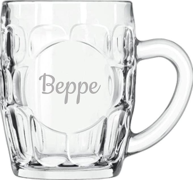 Gegraveerde Bierpul 55cl Beppe