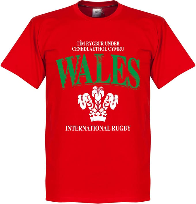 Wales Rugby T-Shirt - Rood - L