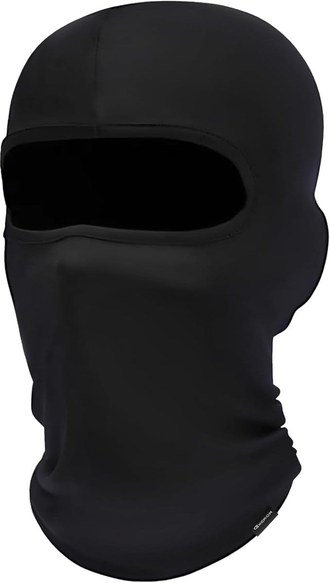 Gezichtsmasker - Ski muts - Buitenactiviteiten - Ademend en winddicht - One size - Zwart