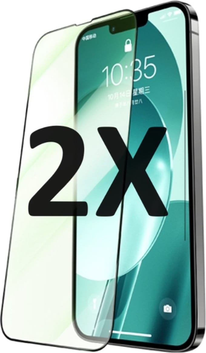 Screenprotector Geschikt voor Apple iPhone 14 pro max 2 x full cover 5D screen protector- Temperend glas- Beschermglas- Beschermglas- gehard glas- Hoge kwaliteit