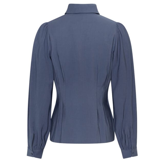 MSCH Copenhagen Mschelsa Asana Shirt Dames - Topjes - Blauw - Maat L
