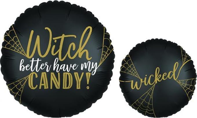 "Wicked Satin" FolieBallon, 43 cm