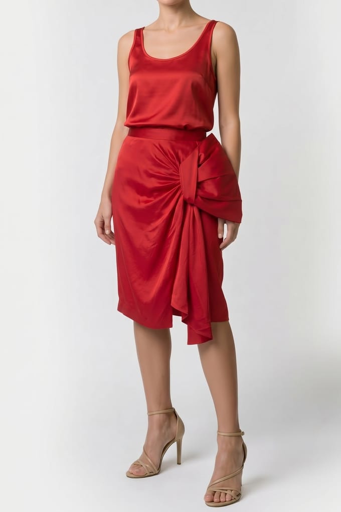 & Other Stories Jagger Skirt Red Größe: 34 | Midiröcke Outlet | Damen | Rot