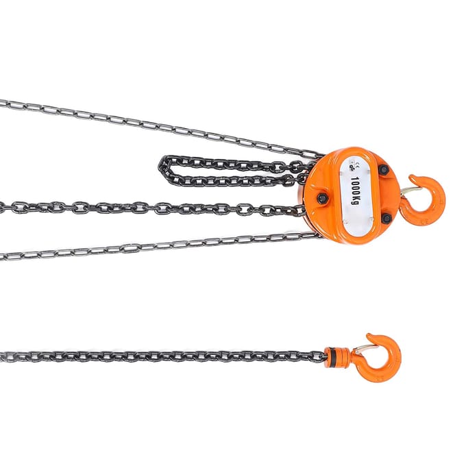 1T Kettingtakel Blok Val Kettingtakel Handgereedschap Hefketting met Haak