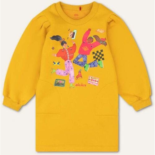 Oilily Donna Jurk- maat110/5yr Cyber Geel