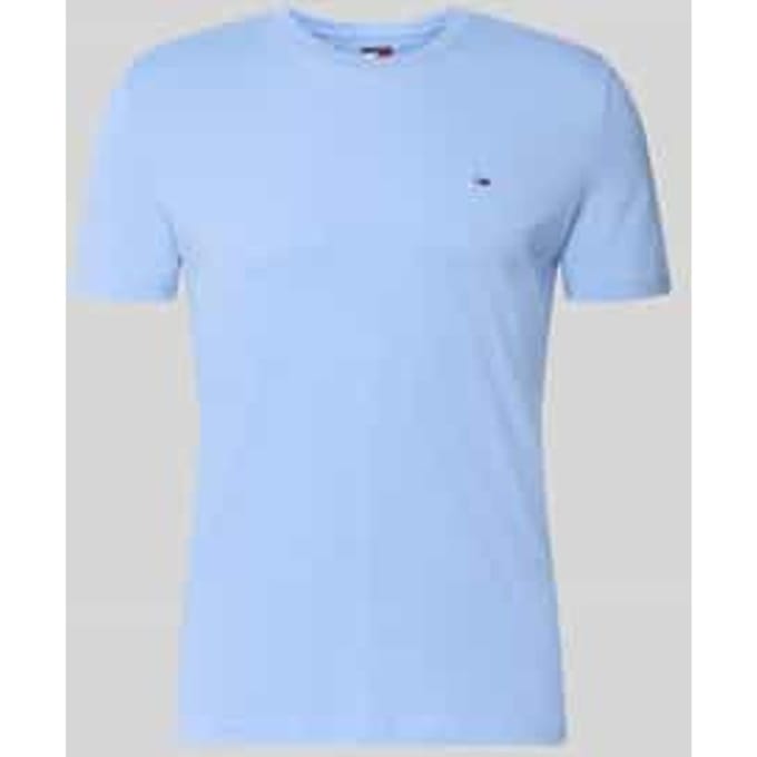 Slim fit t-shirt van katoenmix