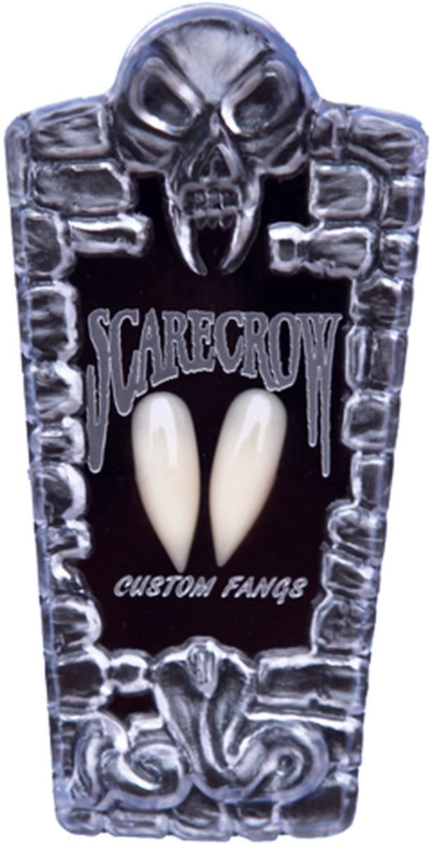 Scarecrow Deluxe Long Vampire Fangs - Realistische vampiertanden