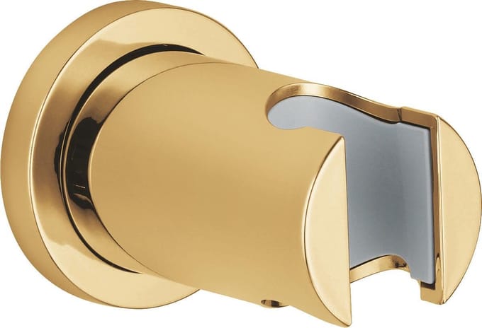 GROHE Rainshower Wandhouder rond - Douchekophouder - Cool sunrise (glanzend goud)