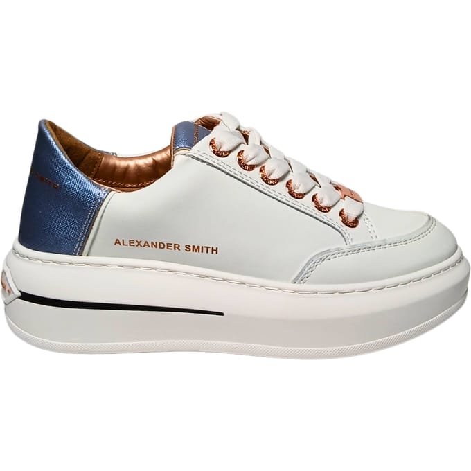 Damesschoenen Alexander Smith Lancaster Woman-White Dark Azure