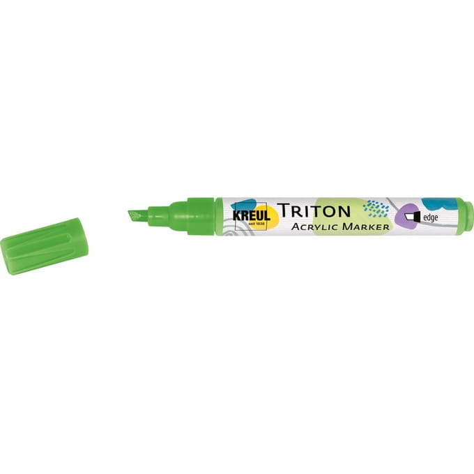 KREUL Triton Acryl Marker "edge" - Geelgroen