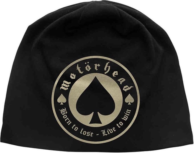 Motorhead - Born To Lose Beanie Muts - Zwart
