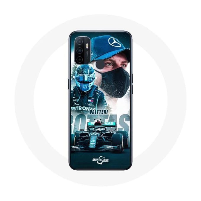 Oppo A53 Case Formule 1 Valtteri Bottas Finse autocoureur