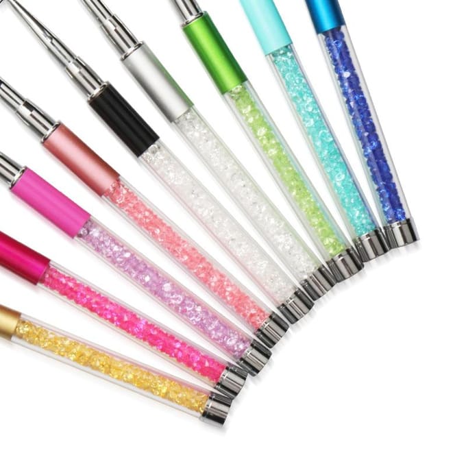 Wimperborstel met strass handvat Herbruikbare wimperborstels Mascara applicator Wimperverlenging Make-up tool Wimpers