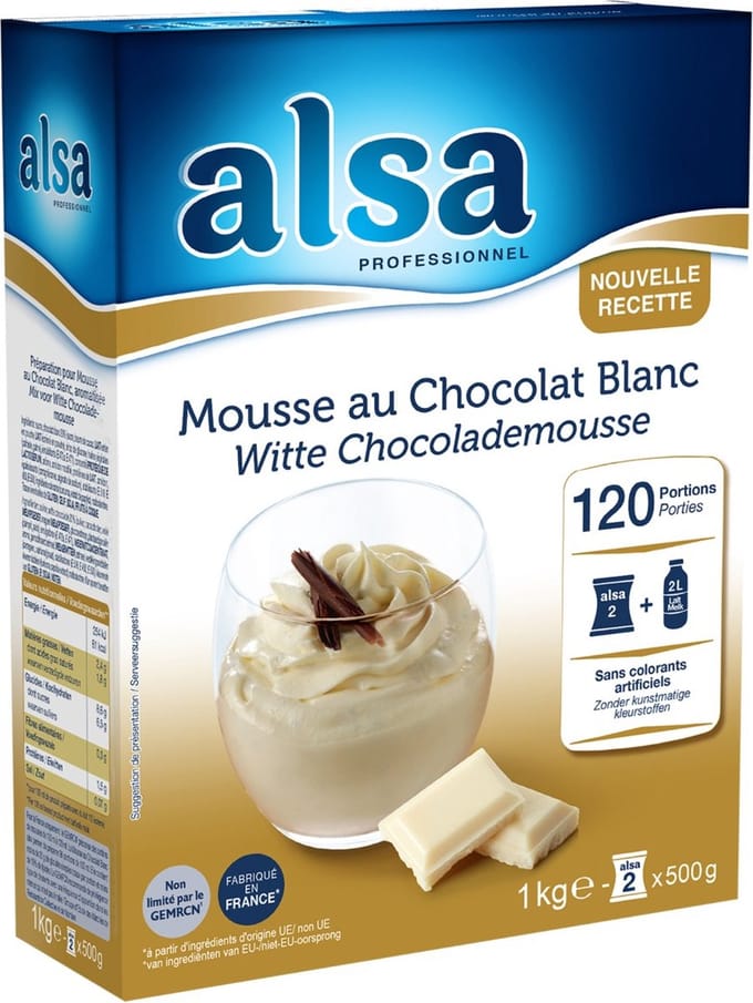 Alsa Witte chocolademousse - Pak 1 kilo