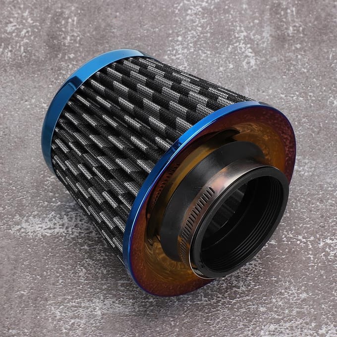 76mm2.99in Gemodificeerde Aluminiumlegering Paddenstoelkop LuchtfilterKoolstofvezel