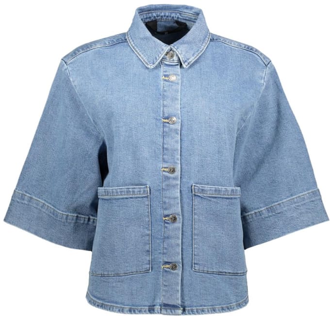SISTERS POINT Olea-ja12 - Dames Jas - Mid blue - Maat S