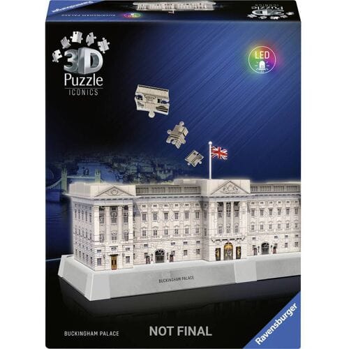 Ravensburger 12008031 RAVENSBURGER - 3D Puzzle Iconics Buckingham Palace mit LED 12008031 1 St. Aantal puzzelstukjes: 216