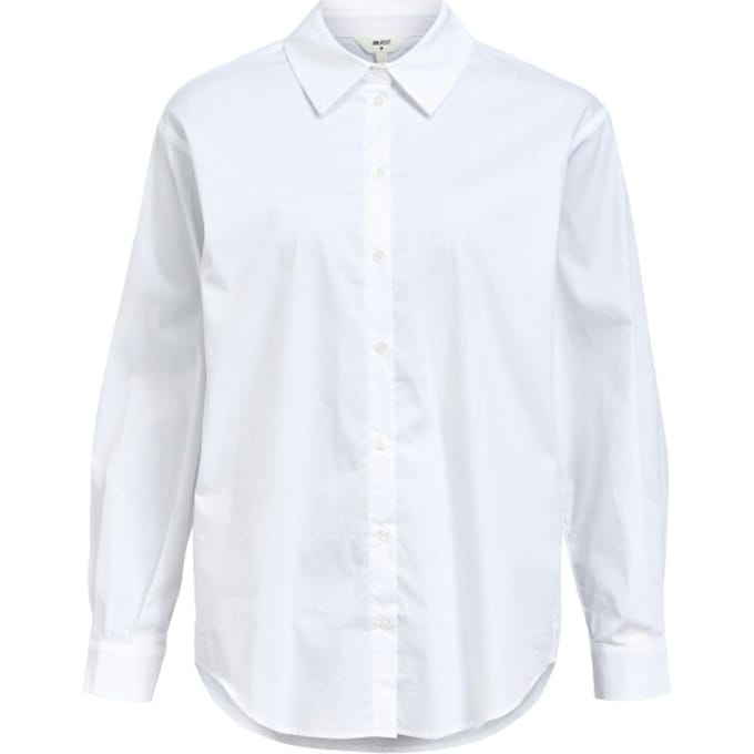 Object Objtutta Lo L/s Shirt Dames - Jurken - Wit - Maat 36