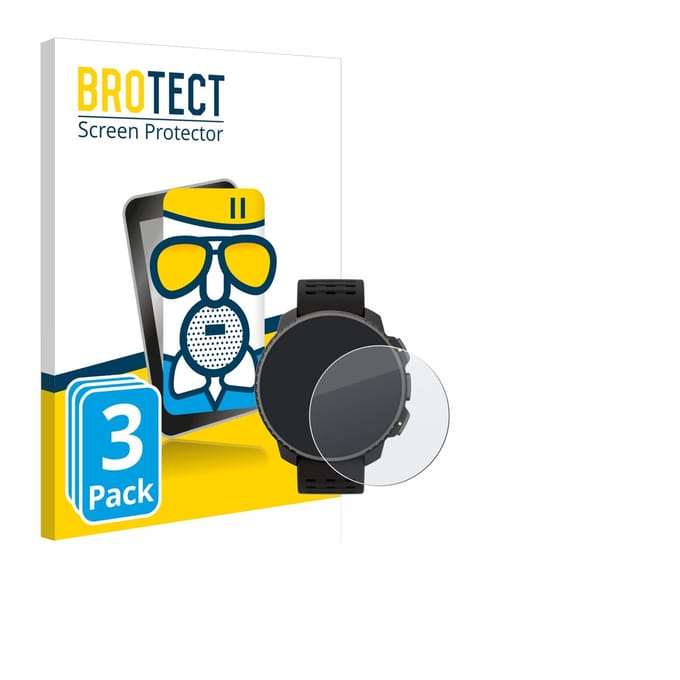 BROTECT - Screenprotector voor Suunto Vertical Solar - Folie Beschermfolie Beschermglas matte 3 Stuks