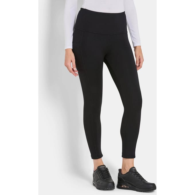 Thermische legging van viscose-jersey - zwart - Gr. 48 van Goldner Fashion