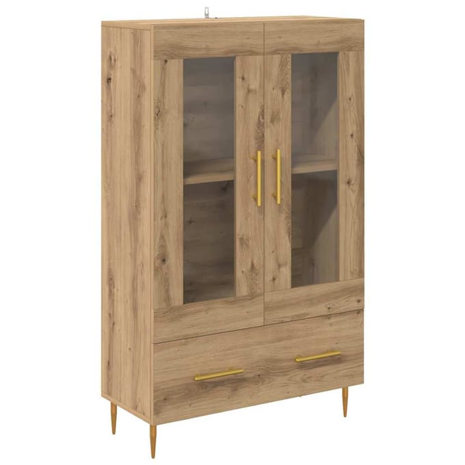 vidaXL Highboard Artisan Eiken 69,5 x 31 x 115 cm