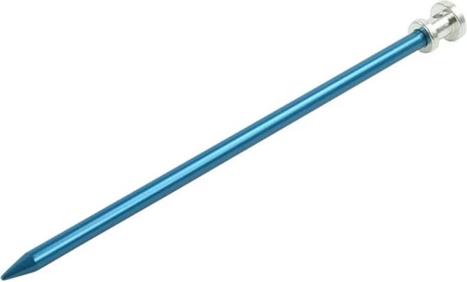 ProPlus Rotspen met platte kop - Aluminium - 20 cm - Blauw - Voor harde en normale grond