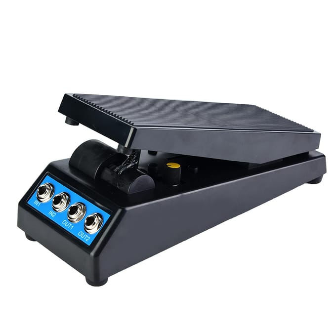 Daphon DF1511A Gitaar Stereo Volume Pedaal DJ Gitaar Effectpedaal Dubbele Ingang & Uitgang black