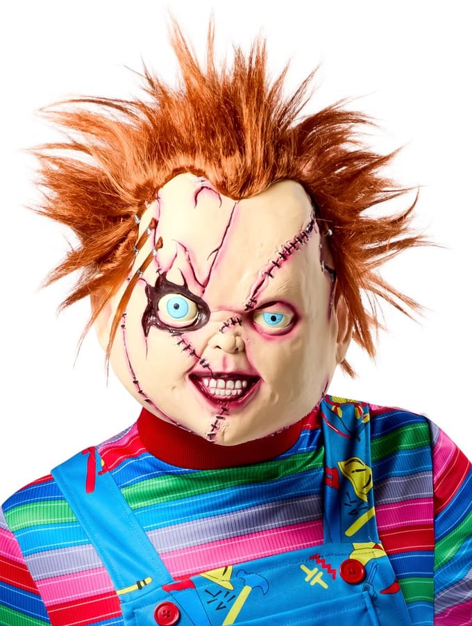 Chucky Stitched Up 3/4 Masker voor Volwassenen - Rubies - One Size