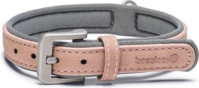 Beeztees Balacron Ax Halsband Hond - Kunstleer - Roze - 29-35 cm x 15 mm