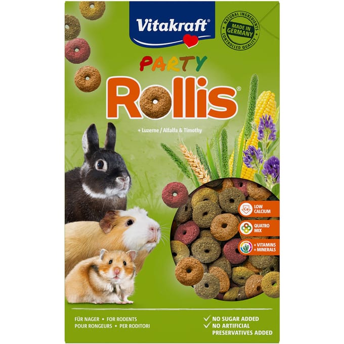 Vitakraft Party Rollis - Knaagdiersnacks - 500 gram