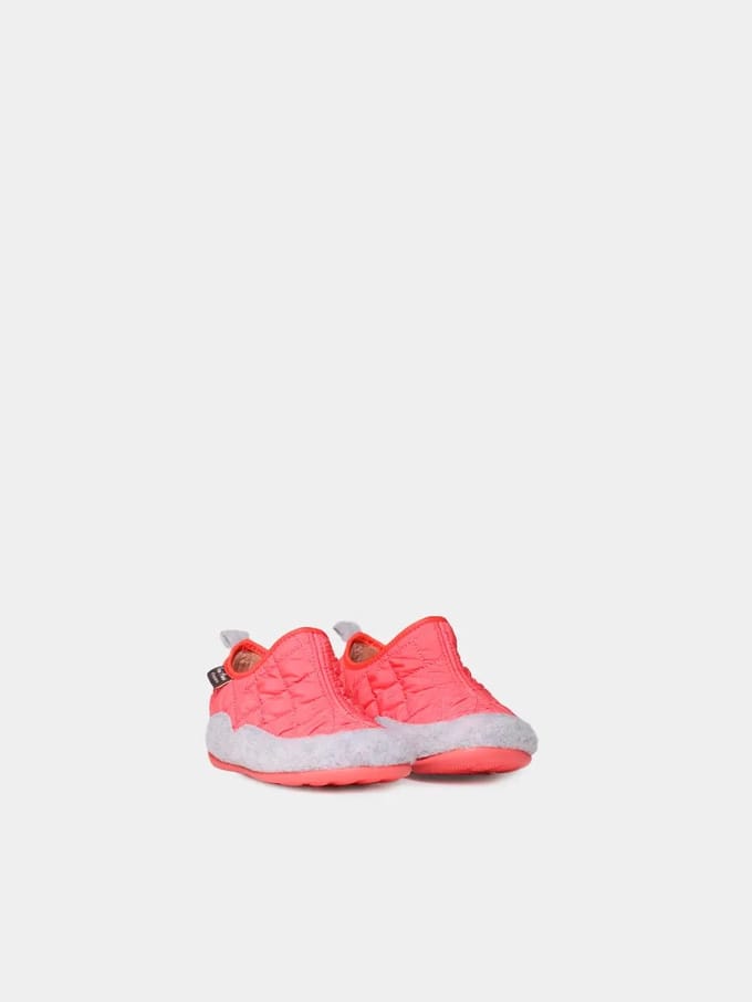 Kinderslippers van vilt en gewatteerde stof | LIOR-UM