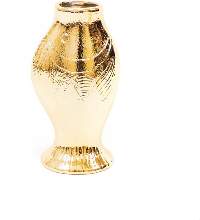 Housevitamin Vaas - Gouden Vis - 13.5x10x25cm