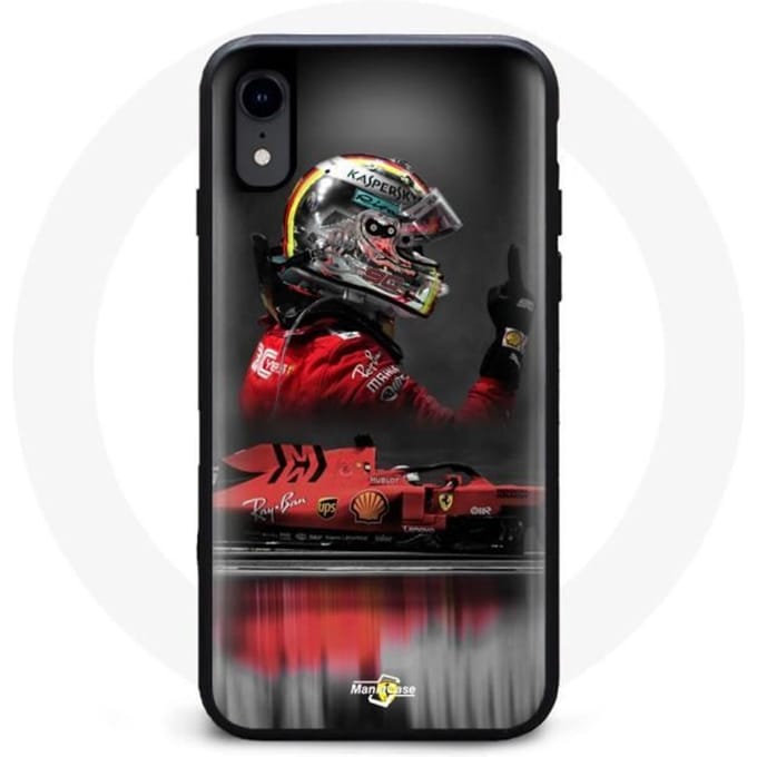 Iphone XR Formule 1 hoesje Sebastian Vettel