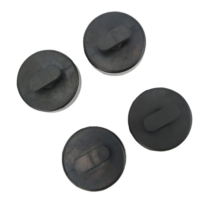 4 PIÈCES Patins de Support de Point de Levage Caoutchouc Plus Grand Frottement Statique Remplacement pour Corvette C5 C6 C7 black