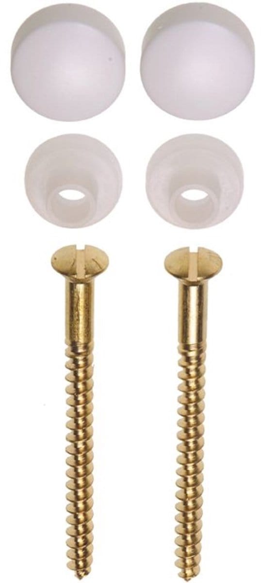 Fisi 46152612 Potschroefset 100mm Messing - Vernikkeld - set á 2 stuks