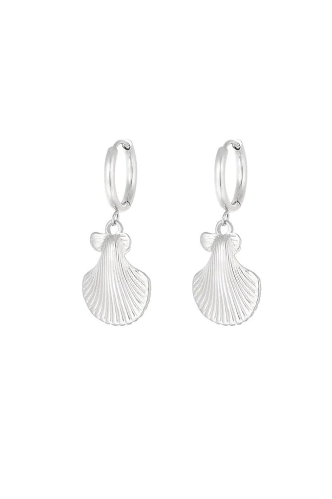 Yehwang Oorbellen shell story | Zilver