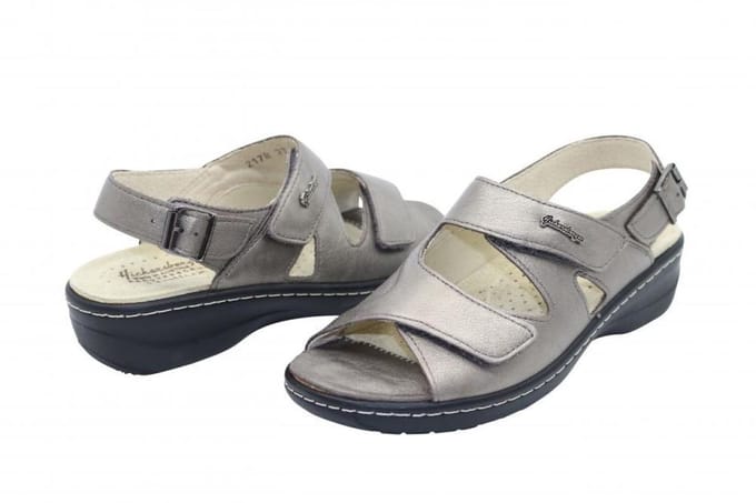 Hickersberger Sandalen - Hickersberger milano hallux platin leder