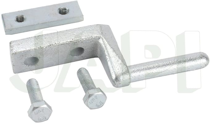 Schroefduim 11mm met plaatje en 2 boutjes
