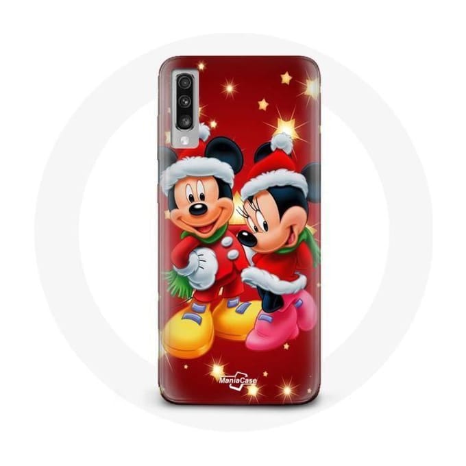 Coque - Maniacase - Samsung Galaxy A50 - Mickey Mouse - Souple - Protection et décoration noir