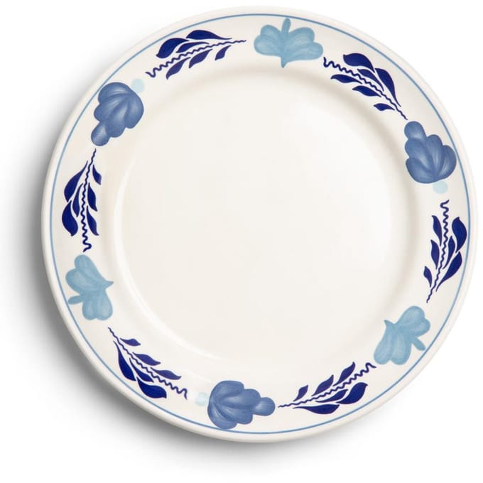 Set 6x Boerenblauw Bord 21cm