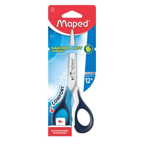 Schaar Maped Sensoft 16cm links assorti