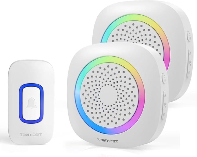 Draadloze Deurbel - Belset Kit - Bezoekers Ontvangen - IP66 Waterdicht - 400 m Bereik - Wit