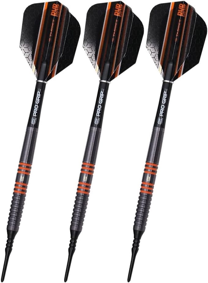 80% Tungsten Soft Tip Darts Set met Gedetailleerde Grip