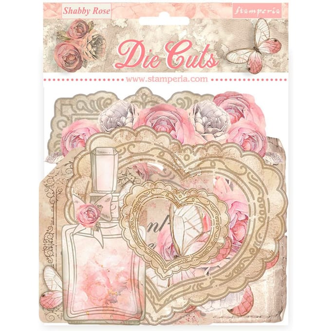 Stamperia - Shabby Rose Die Cuts Assorted (42pcs) (DFLDC99)