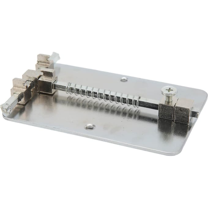 BES?001A Support de carte de circuit imprimé en acier inoxydable Fixation de maintenance de carte mère avec 3 réglables gray