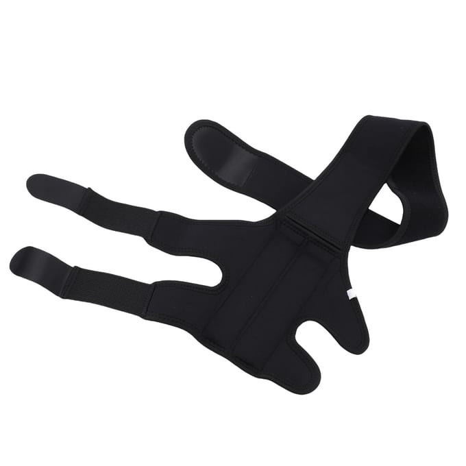 Hondenkniebrace Verstelbaar Hoge Elasticiteit Multifunctioneel Zwart Enkele Hond Pootsteun Brace M M black