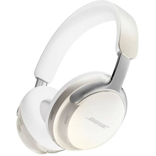 Bose QuietComfort Ultra Over Ear koptelefoon Draadloos, Kabel, Bluetooth Stereo Beige, Wit Noise Cancelling, Ruisonderdrukking (microfoon)
