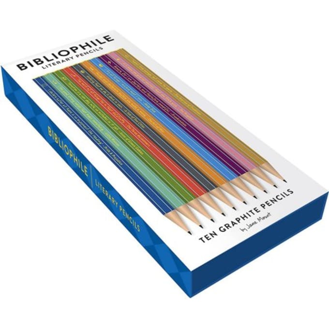 Bibliophile Literary Pencils - Bibliophile - Jane Mount