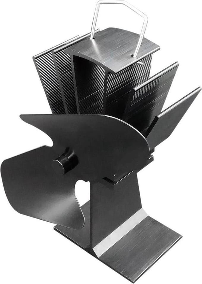 Houtkachel ventilator met twee bladen |Kachelventilator |Haardventilator |ecofan |Eco Fan