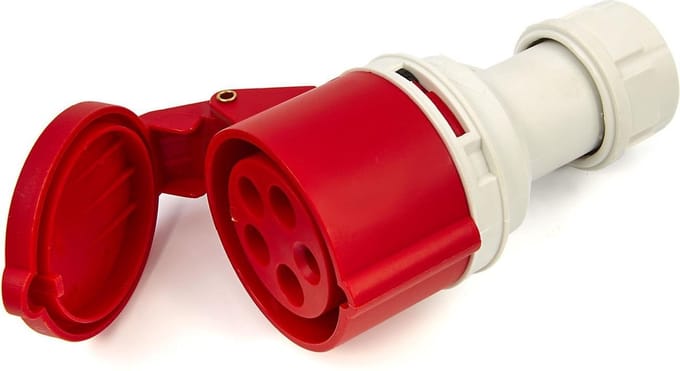 Cee Form Contrastekker 400 Volt 32A, 5 Polig, 6h, IP44